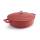 MasterClass MCMSCRD28RED, Schmortopf, flache Auflaufform aus Aluminiumguss 4 Liter rot