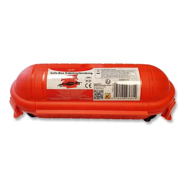 HEITECH Sicherheitsbox für Kabelverbindungen IP44 rot für Kabeldurchmesser D=6,5-9mm