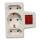 HEITECH Steckdosenadapter mit Schalter 3fach 1Schu/2Euro