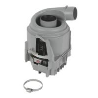 Bosch Siemens Heizpumpe 9001.230.206  mit Ansaugkappe für Geschirrspüler 1BS3610-06AA